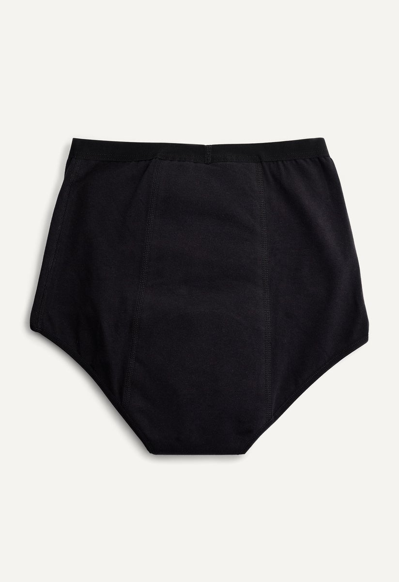 Period Underwear - High waist - Medium flow - Black