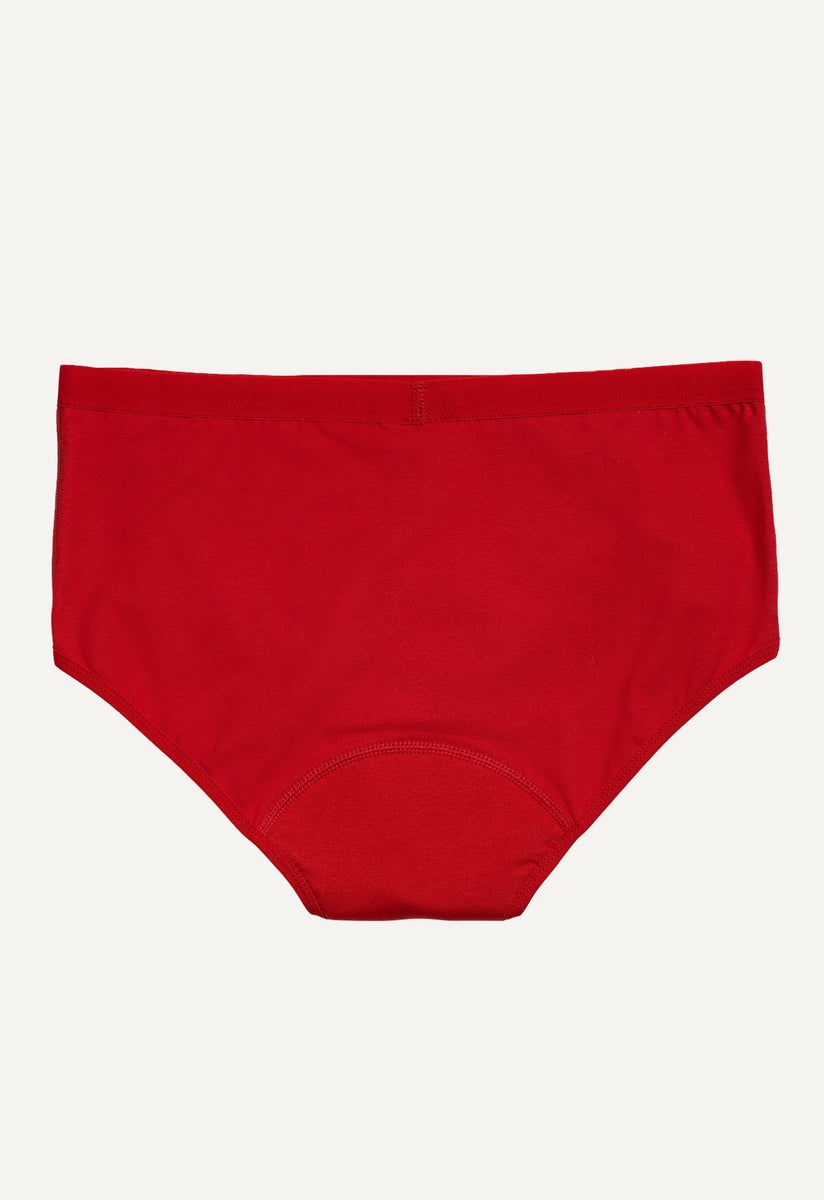 Period Underwear - Hipster - Medium flow - Red