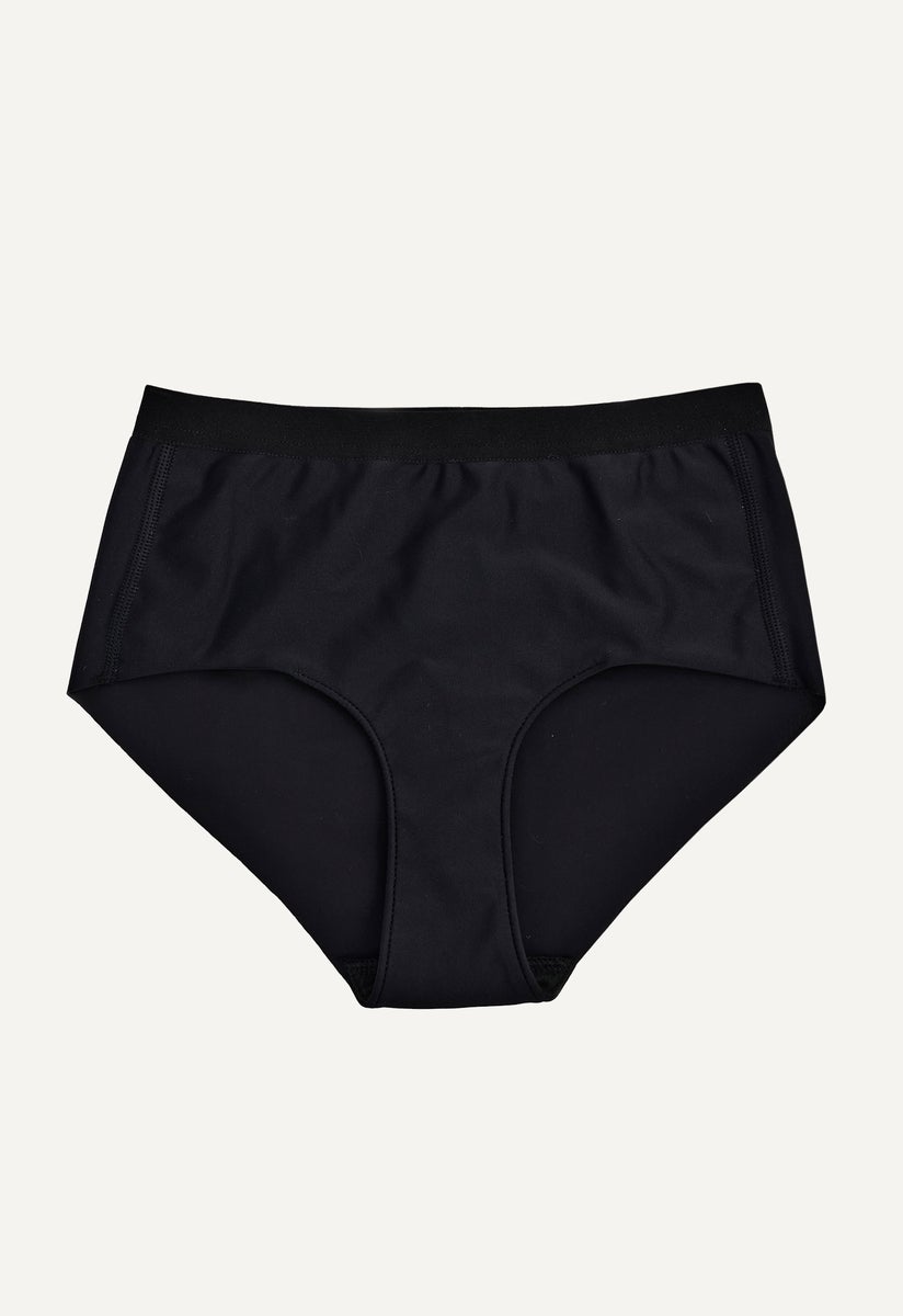 Periodenunterwäsche - Hipster Seamless - Saugstärke Lightest - Schwarz