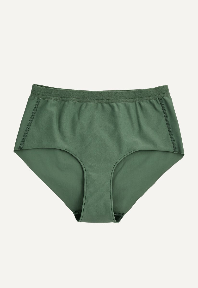 Period Underwear - Hipster Seamless - Lightest flow - Green