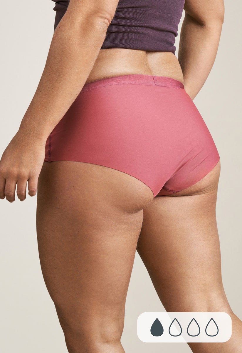 Periodenunterwäsche - Hipster Seamless - Saugstärke Lightest - Rosa