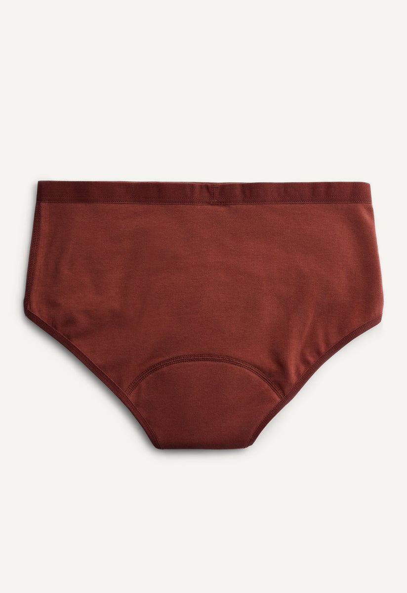 Period Underwear - Hipster - Light flow - Dark Red