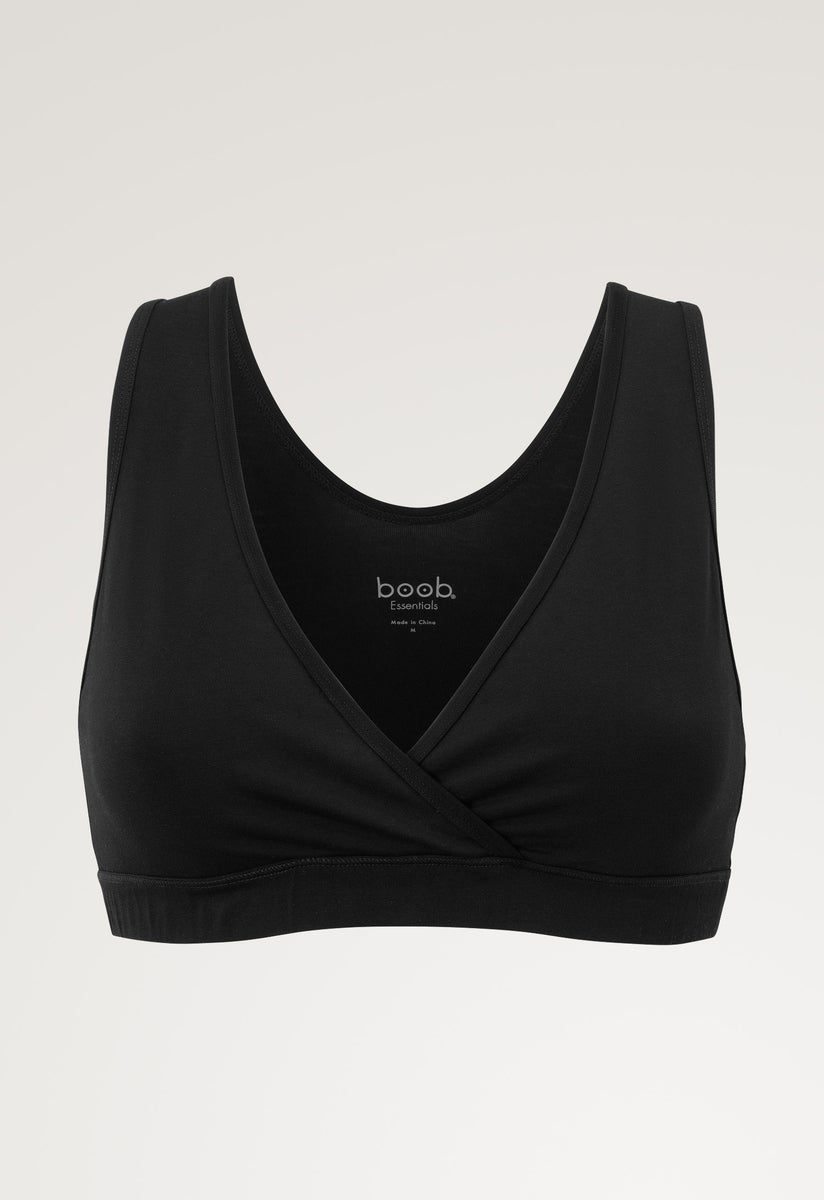 Essential maternity and nursing bra - Black