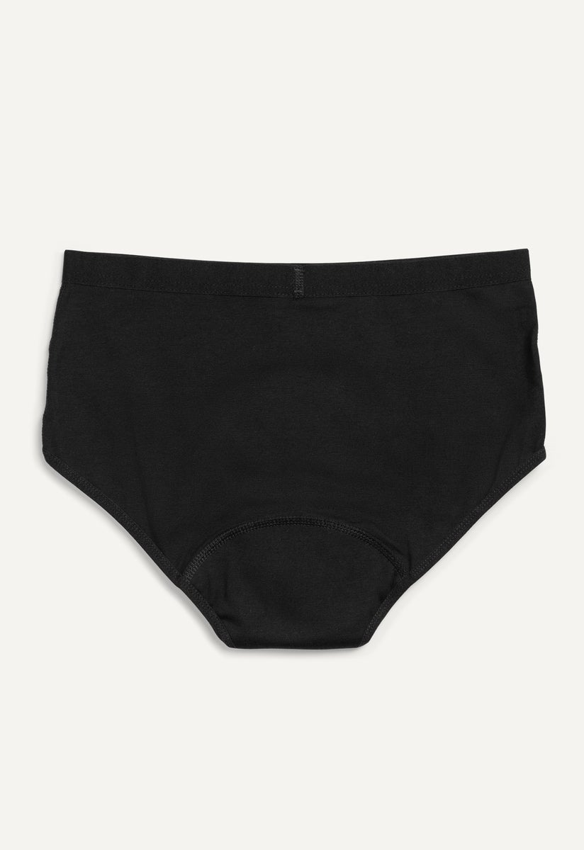 Period Underwear - Hipster - Medium flow - Black