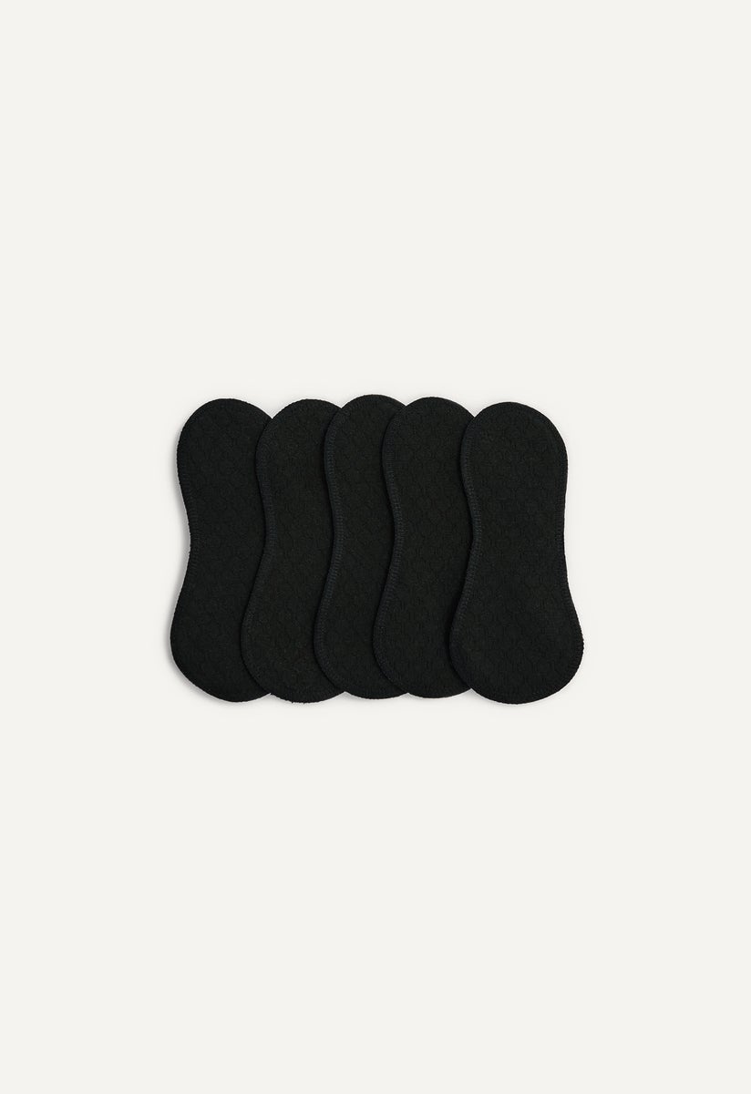 Reusable Panty Liners with fast absorption - Black