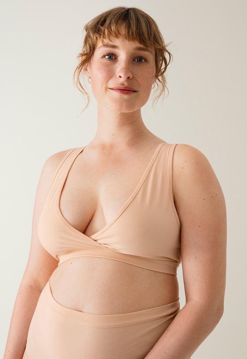 Essential maternity and nursing bra - Beige/Apricot